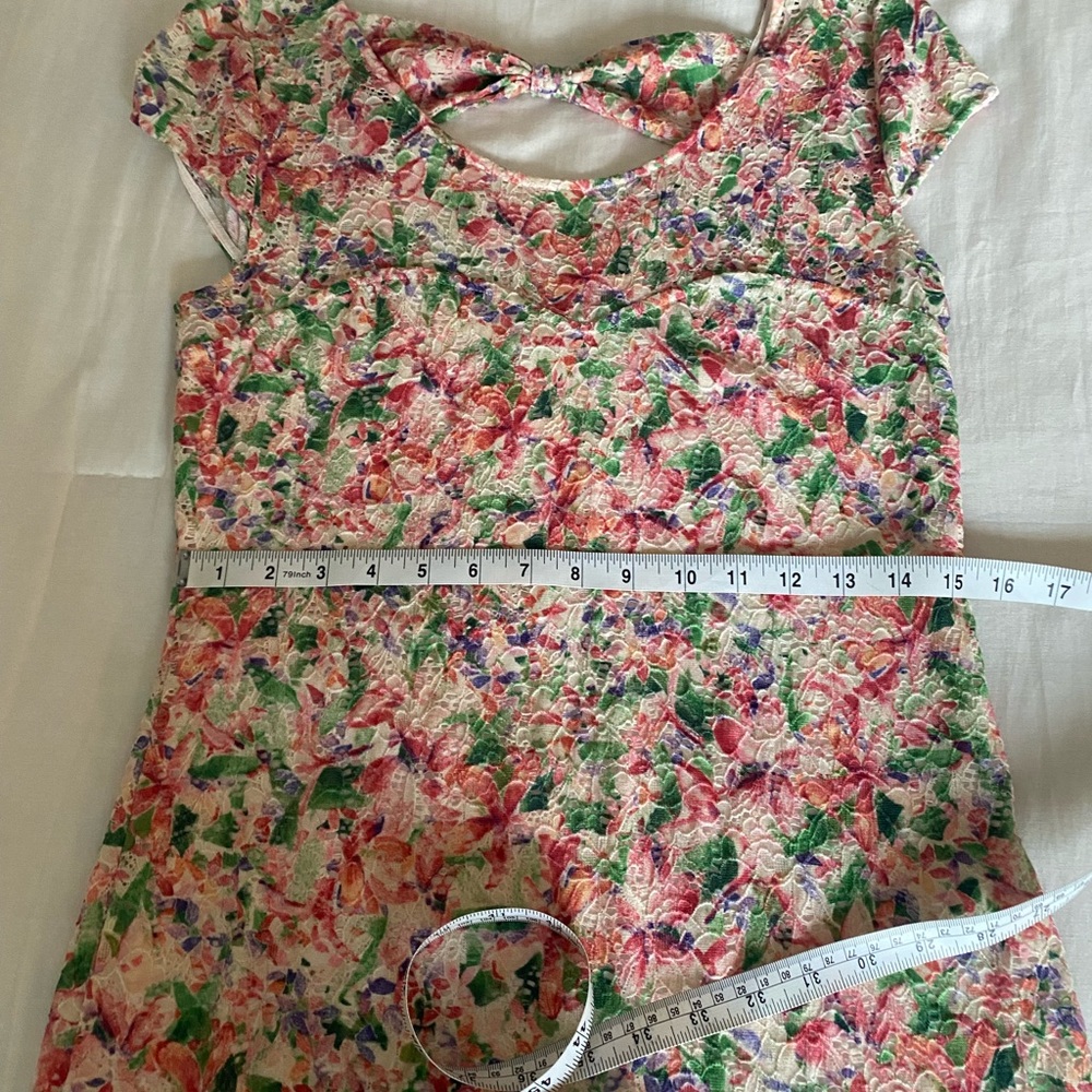 Free People Lace Floral Bodycon Dress Size XS - Picture 7 of 15